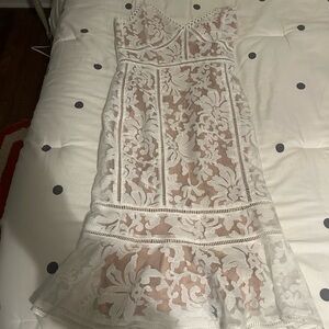 White Lulus dress with tags